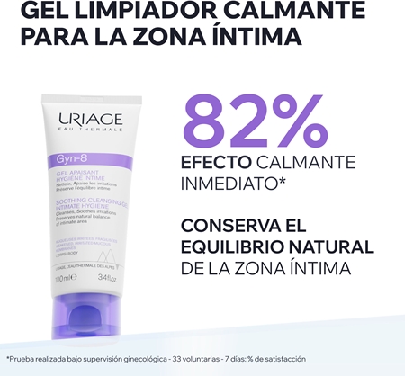 Uriage Gyn-Phy Gyn-8 Soothing Cleansing Gel Intimate Hygiene gel de higiene íntima para pieles irritadas