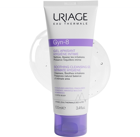 Uriage Gyn-Phy Gyn-8 Soothing Cleansing Gel Intimate Hygiene гел за интимна хигиена за раздразнена кожа