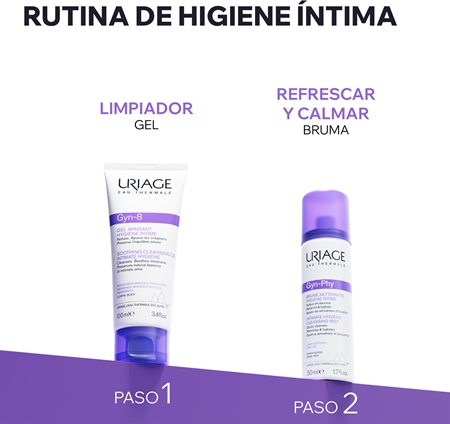 Uriage Gyn-Phy Gyn-8 Soothing Cleansing Gel Intimate Hygiene gel de higiene íntima para pieles irritadas