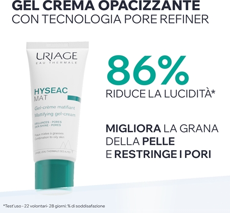 Uriage Hyseac Mat Matifying Gel-Cream crema-gel opacizzante per pelli grasse e miste
