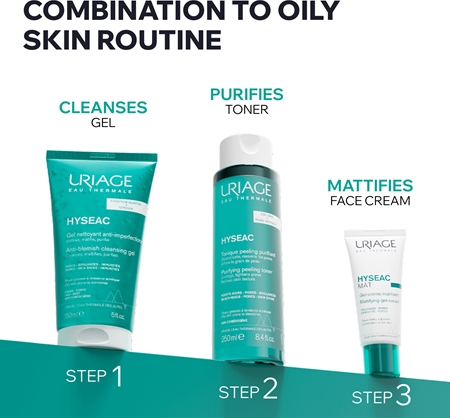 Uriage Hyseac Mat Matifying Gel-Cream Mattifying Gel-Cream for oily and combination skin