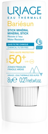 Uriage Bariésun Mineral Stick SPF 50+ minerálna ochranná tyčinka na citlivé miesta SPF 50+