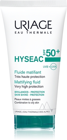 Uriage Hyséac Fluide SPF 50+ fluide hydratant matifiant SPF 50+