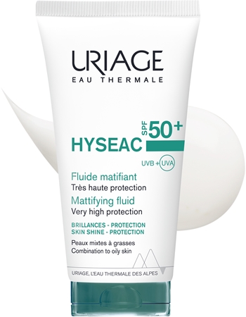 Uriage Hyseac Fluide matifiant SPF 50+ fluide hydratant matifiant SPF 50+