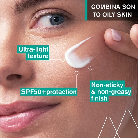Uriage Hyséac Fluide SPF 50+ fluide hydratant matifiant SPF 50+
