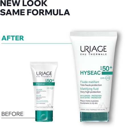 Uriage Hyseac Mattifying Fluid SPF 50+ matující fluid s hydratačním účinkem SPF 50+