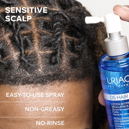 Uriage DS HAIR Regulating Anti-Dandruff Lotion Soothing Spray for dry and itchy scalp