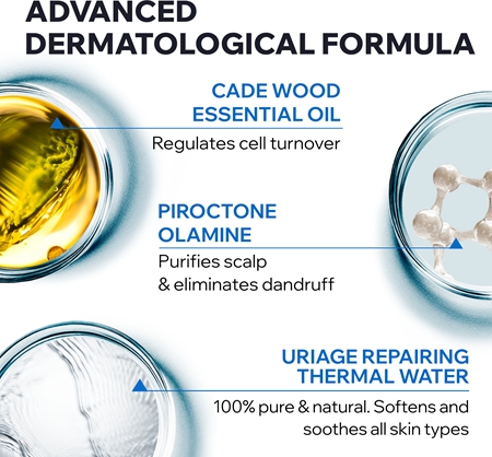 Uriage DS HAIR Regulating Anti-Dandruff Lotion Soothing Spray for dry and itchy scalp