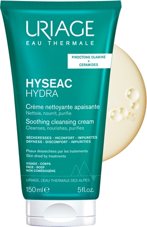 Uriage Hyséac Hydra Soothing Cleansing Cream zklidňující čisticí krém pro pleť s nedokonalostmi