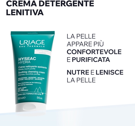 Uriage Hyseac Hydra Soothing Cleansing Cream crema detergente lenitiva per pelli secche e irritate dal trattamento antiacne