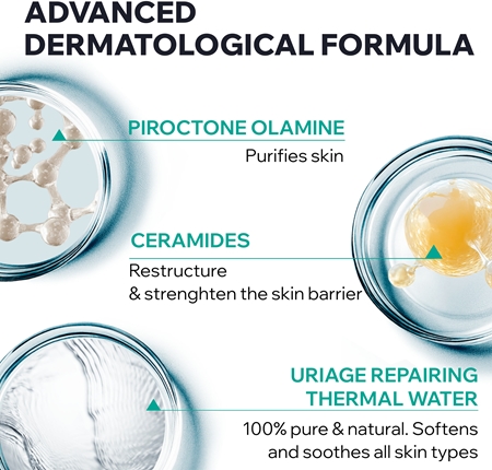 Uriage Hyseac Hydra Soothing Cleansing Cream crème lavante apaisante pour peaux sèches et irritées après un traitement anti-acné