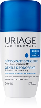 Uriage Hygiène Gentle Deodorant desodorizante suave roll-on sem aluminio