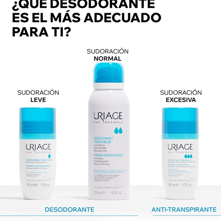 Uriage Hygiène Gentle Deodorant desodorante roll-on suave sin aluminio