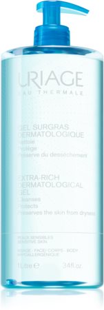 Uriage Hygiène Extra-Rich Dematological Gel gel de limpeza para rosto e corpo