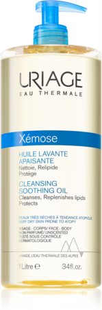 Uriage Xémose Cleansing Soothing Oil óleo de limpeza apaziguador para rosto e corpo