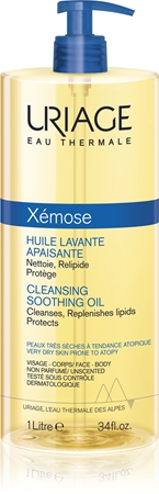 Uriage Xémose Cleansing Soothing Oil upokojujúci čistiaci olej na tvár a telo