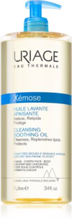 Uriage Xémose Cleansing Soothing Oil zklidňující čisticí olej na obličej a tělo