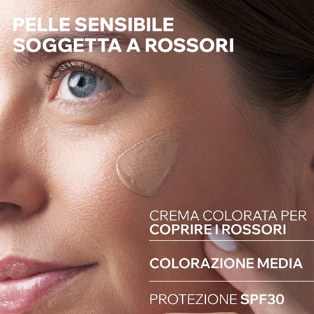 Uriage Roseliane CC Cream SPF 30 CC cream per pelli sensibili con tendenza all'arrossamento