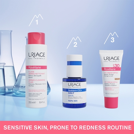 Uriage Roséliane Dermo-Cleansing Fluid Cleansing Fluid for sensitive, redness-prone skin