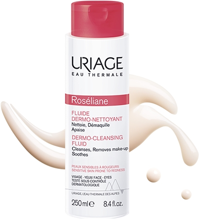 Uriage Roséliane Dermo-Cleansing Fluid Cleansing Fluid for sensitive, redness-prone skin