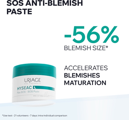 Uriage Hyseac SOS Paste tratamiento localizado de noche para imperfecciones de la piel con acné