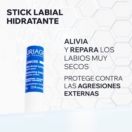 Uriage Xémose Moisturizing Lipstick bálsamo calmante para labios