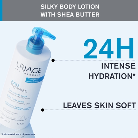 Uriage Eau Thermale Silky Body Lotion hedvábné tělové mléko pro suchou a citlivou pokožku