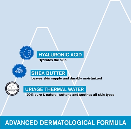 Uriage Eau Thermale Silky Body Lotion шовковисте молочко для тіла для сухої та чутливої шкіри