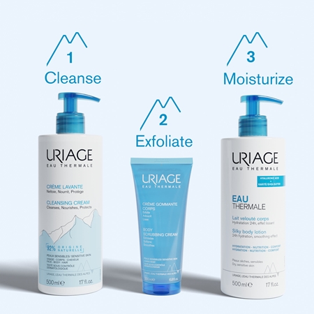 Uriage Eau Thermale Silky Body Lotion hedvábné tělové mléko pro suchou a citlivou pokožku