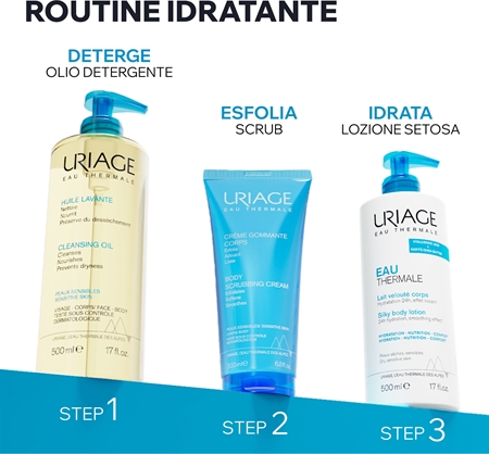 Uriage Eau Thermale Silky Body Lotion latte corpo effetto seta per pelli secche e sensibili