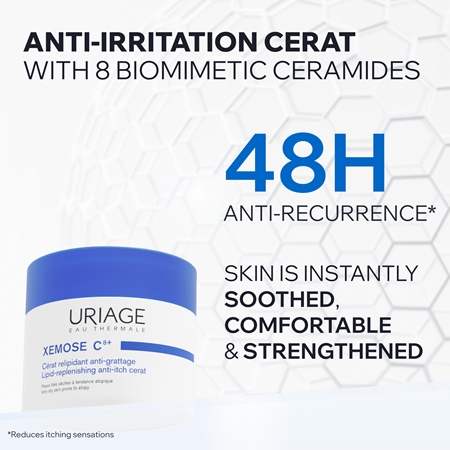 Uriage Xemose C8+ Lipid-Replenishing Anti-Itch Cerat Relipidising Soothing Ointment for very dry sensitive and atopic skin