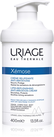Uriage Xémose Lipid-Replenishing Anti-Irritation Cream pomirjajoča krema, ki koži vrača lipide za zelo občutljivo suho in atopično kožo