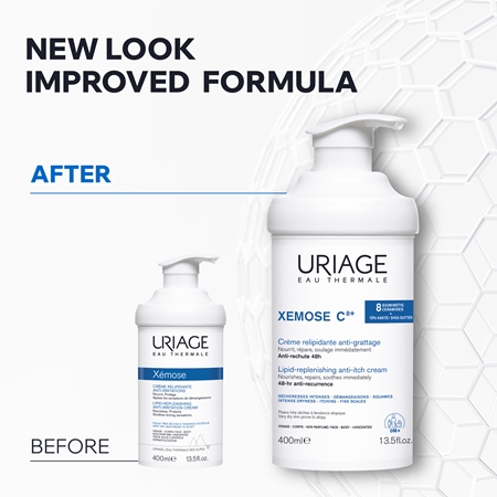 Uriage Xemose C8+ Lipid-Replenishing Anti-Irritation Cream Creme lipido-reabastecedora e anti irritações para pele sensível e atópica