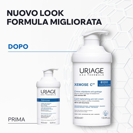 Uriage Xemose C8+ Lipid-Replenishing Anti-Irritation Cream crema relipidante lenitiva per pelli molto secche, sensibili e atopiche