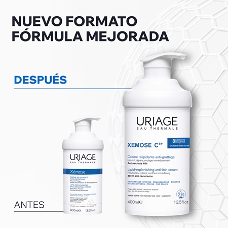 Uriage Xemose C8+ Lipid-Replenishing Anti-Irritation Cream crema calmante relipidante para pieles muy secas, sensibles y atópicas