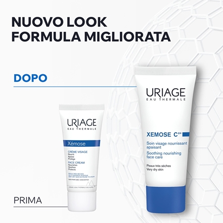Uriage Xemose C8+ Soothing Nourishing Face Care crema lenitiva e rigenerante per pelli secche e atopiche