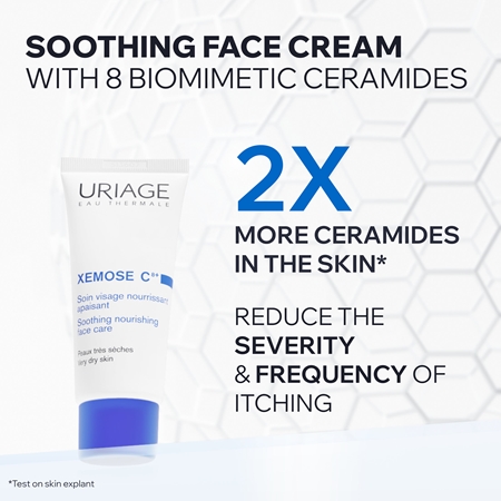 Uriage Xemose C8+ Soothing Nourishing Face Care Soothing And Nourishing Cream for dry to atopic skin