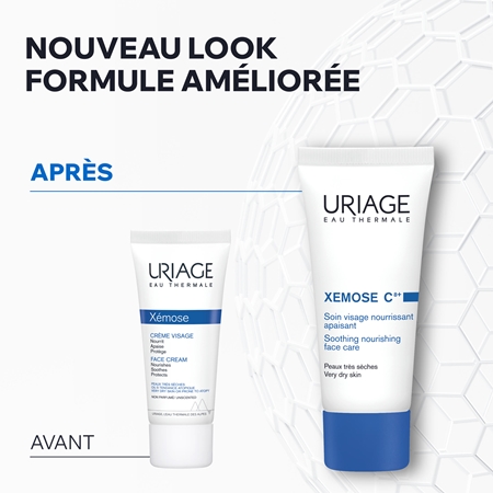 Uriage Xemose C8+ Soothing Nourishing Face Care crème apaisante nourrissante pour peaux sèches à atopiques