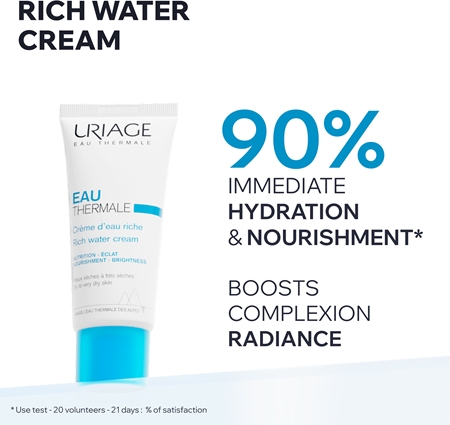 Uriage Eau Thermale Rich Water Cream Nourishing Moisturiser for dry and very dry skin