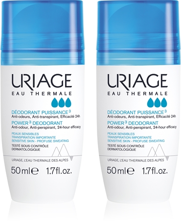 Uriage Hygiène Déodorant Puissance3 conditionnement avantageux