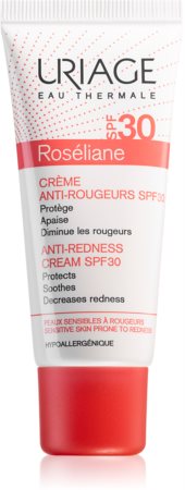 Uriage Roséliane Anti-Redness Cream SPF 30 krem na dzień do skóry wrażliwej ze skłonnością do przebarwień SPF 30
