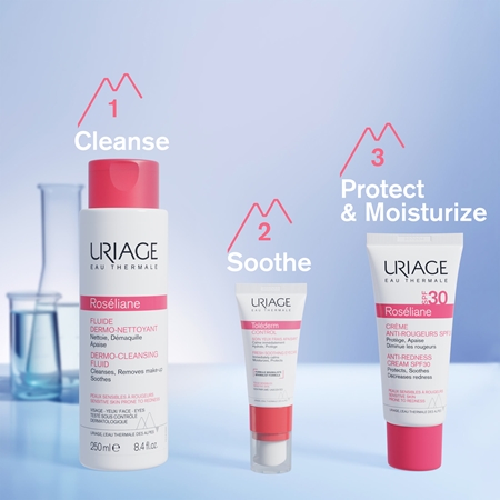 Uriage Roseliane Anti-Redness Cream SPF 30 day cream for sensitive skin prone to redness SPF 30