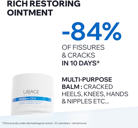 Uriage Bariéderm Cica Ointment Fissures Cracks Regenerating Ointment for cracked skin