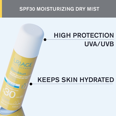 Uriage Bariésun Dry Mist SPF 30 voděodolná mlha na opalování SPF 30