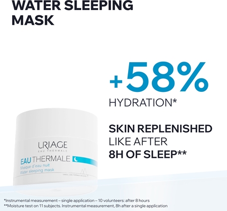 Uriage Eau Thermale Water Sleeping Mask mască facială intens hidratantă pentru noapte
