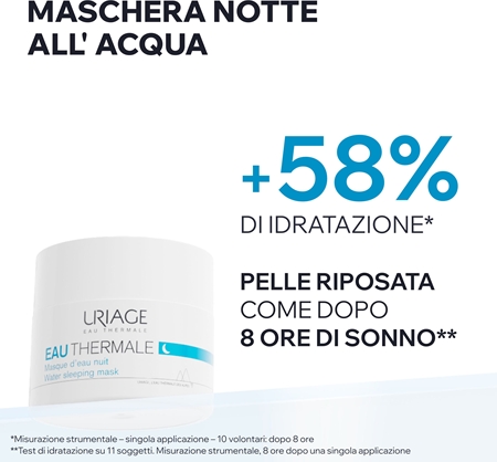 Uriage Eau Thermale Water Sleeping Mask maschera viso idratante intensa per la notte