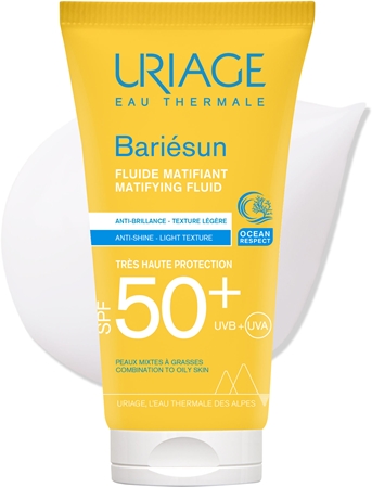 Uriage Bariésun Matifying Fluid SPF 50+ matující fluid s hydratačním účinkem SPF 50+