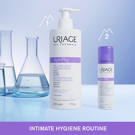 Uriage Gyn-Phy Refreshing Gel Intimate Hygiene frissítő gél intim higiéniára