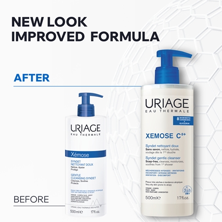 Uriage Xemose C8+ Syndet Gentle Cleanser syndet pour peaux sèches à atopiques