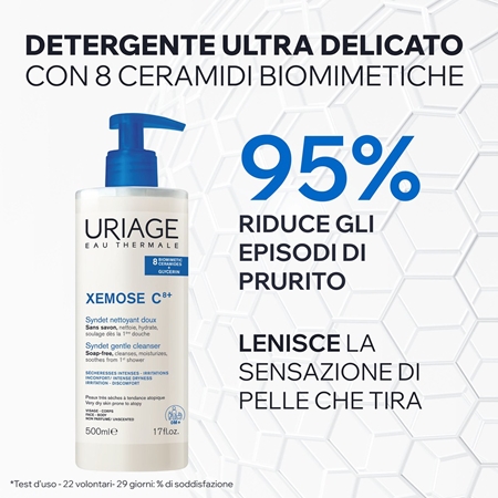 Uriage Xemose C8+ Syndet Gentle Cleanser saponetta per pelli secche e atopiche